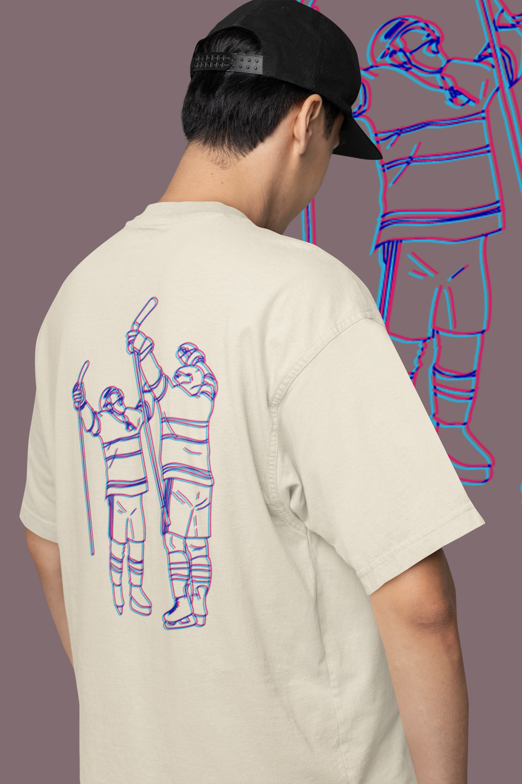 Saison de Hockey 25-26 - Chandail "le duo dynamique"