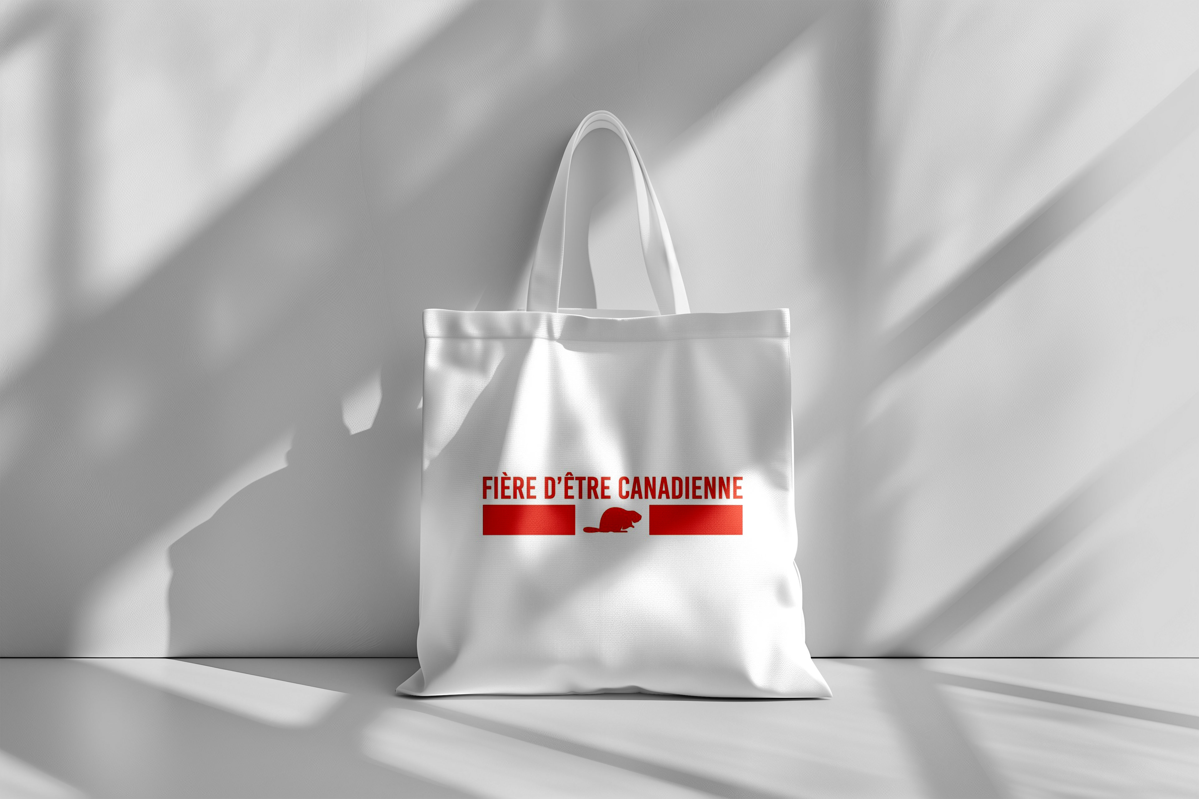 Sac D'achat - " Fière detre Canadienne "