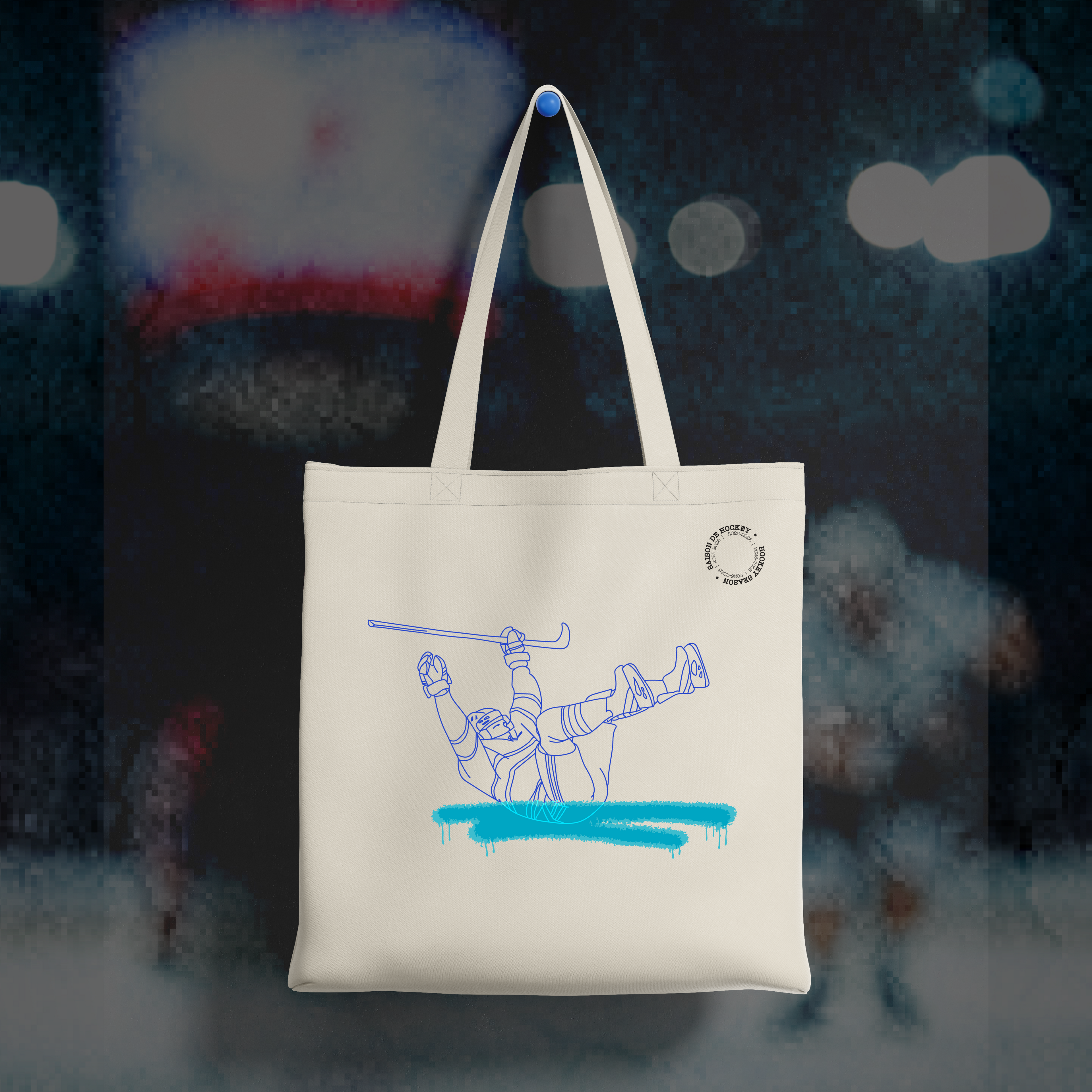 Saison de Hockey 25-26 - Tote Bag "le slide"