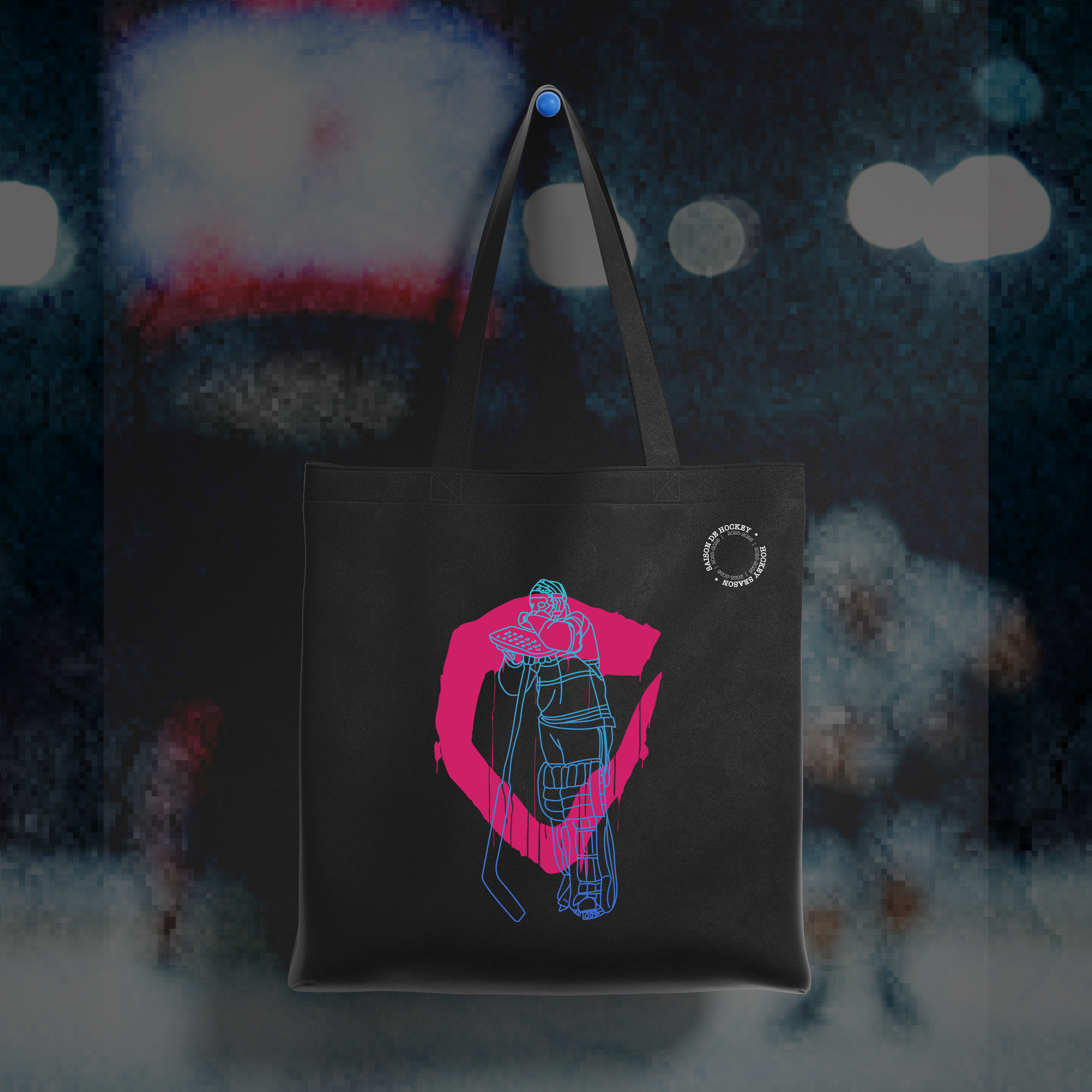 Saison de Hockey 25-26 - Tote Bag "le goalie"