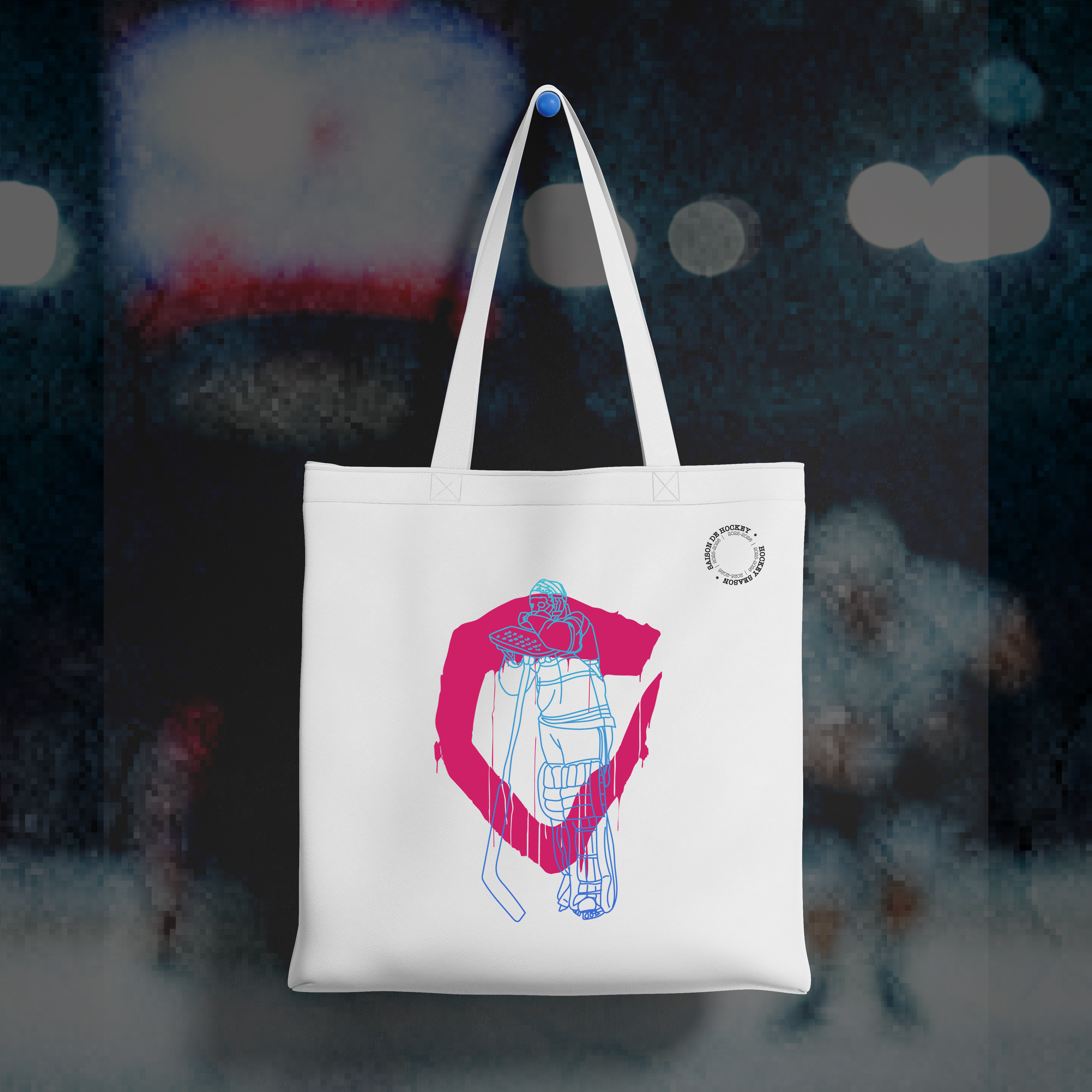 Saison de Hockey 25-26 - Tote Bag "le goalie"